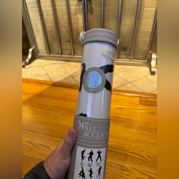 NWT Designer Wall Accents 23.62x12.59in People Dancing Foil Wall Decal - Picture 4 of 5